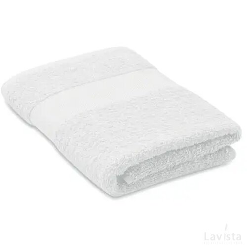 Handdoek organisch 50x30cm Serry wit