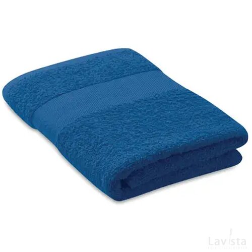 Handdoek organisch 50x30cm Serry royal blauw