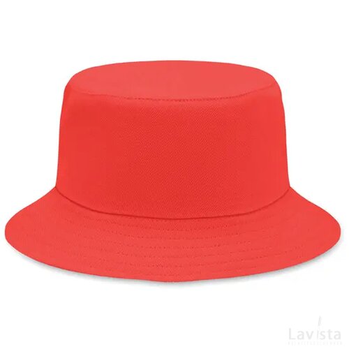 Zonnehoed katoen 260gr/m² Monti rood