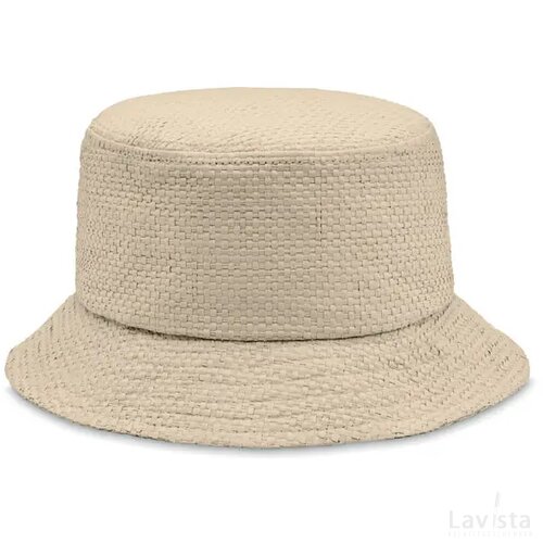 Zonnehoed papierstro Bilgola+ beige