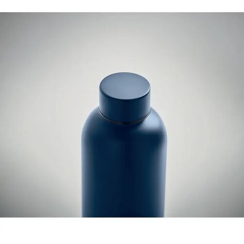 Gerecyclede RVS dubbelwandige fles Kobaltblauw 650 ml