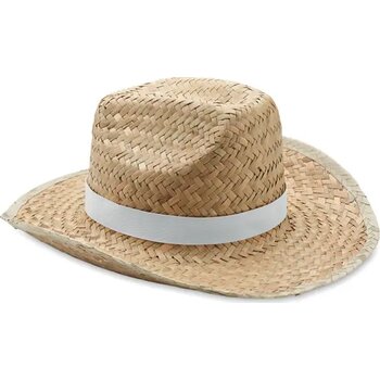 Cowboyhoed van stro Texas wit