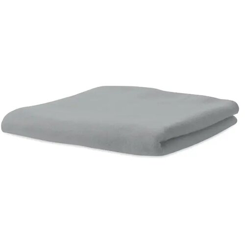 Fleece deken Stavenger mat zilver