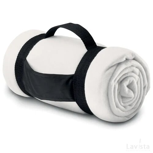 Fleece deken Stavenger wit