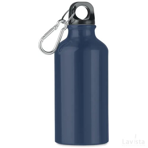 Aluminium drinkfles 400 ml Mid moss marineblauw