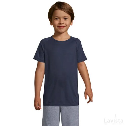 Sporty kinder t-shirt 140g Sporty kids franse marine