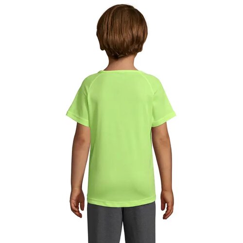 Sporty kinder t-shirt 140g Sporty kids neon yellow