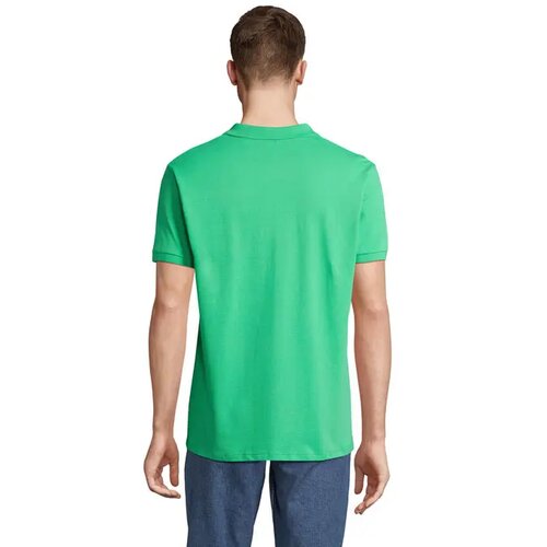 Planet heren polo 170g Planet men lente groen