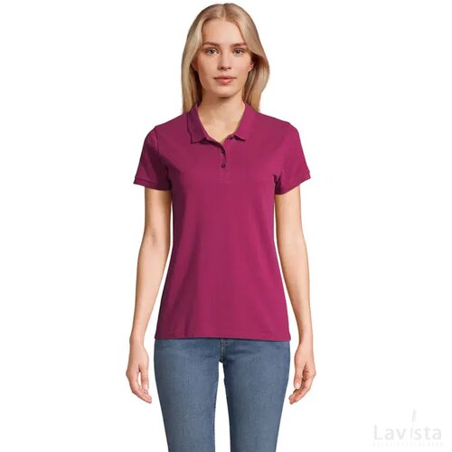 Planet dames polo 170g Planet women astraal paars