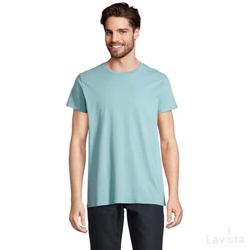 Crusader heren t-shirt 150g Crusader men zwembad blauw