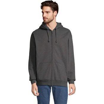 Carter capuchon met rits Carter charcoal melange