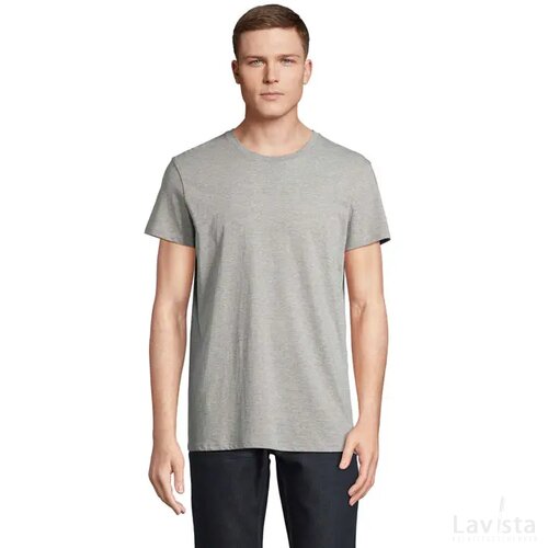 Re crusader t-shirt 150g Re crusader grijs melange
