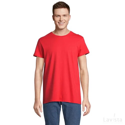 Re crusader t-shirt 150g Re crusader helder rood