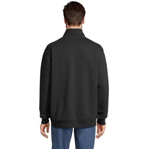 Conrad sweater met rits Conrad zwart