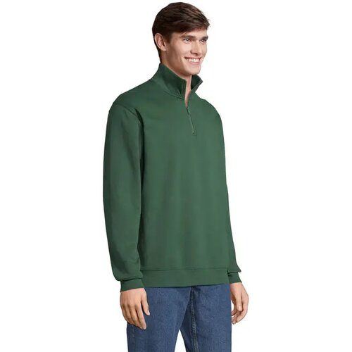 Conrad sweater met rits Conrad flesgroen
