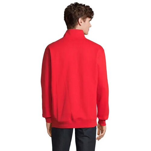 Conrad sweater met rits Conrad helder rood