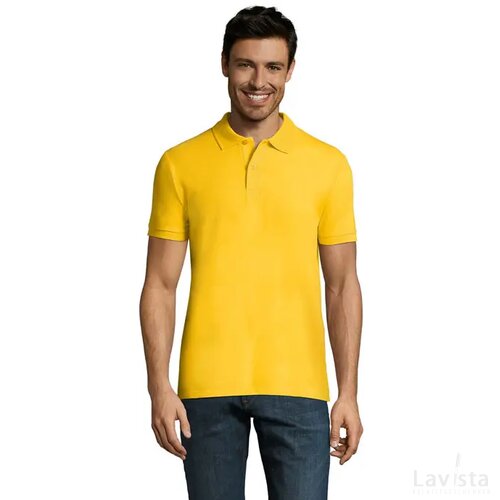 Perfect heren polo 180g Perfect men goud