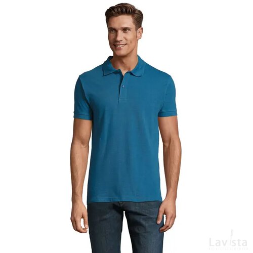 Perfect heren polo 180g Perfect men slate blue