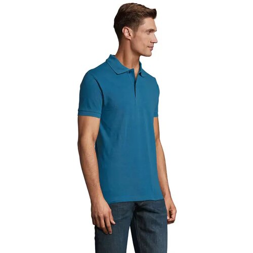 Perfect heren polo 180g Perfect men slate blue