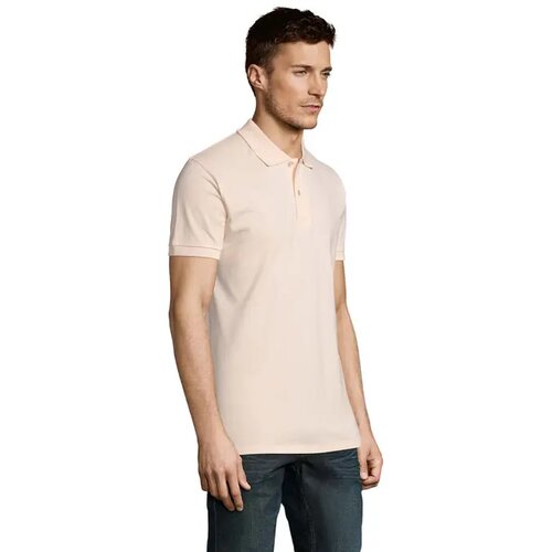 Perfect heren polo 180g Perfect men creamy pink