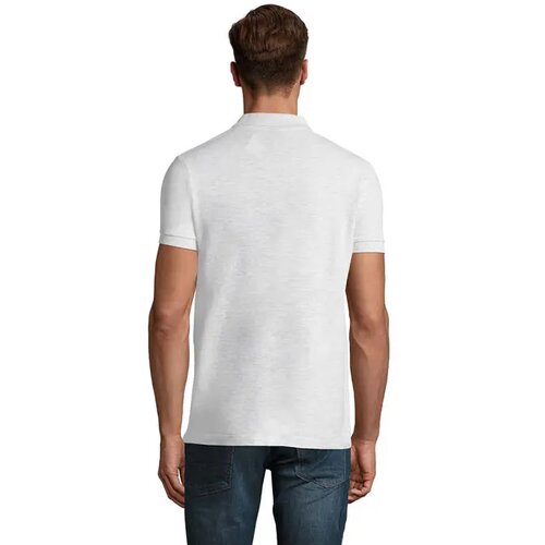 Perfect heren polo 180g Perfect men asgrijs