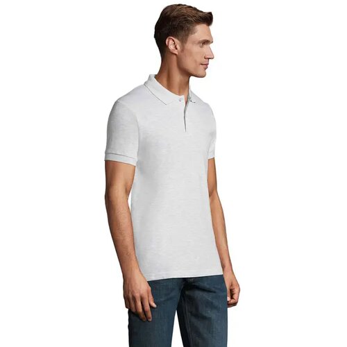 Perfect heren polo 180g Perfect men asgrijs