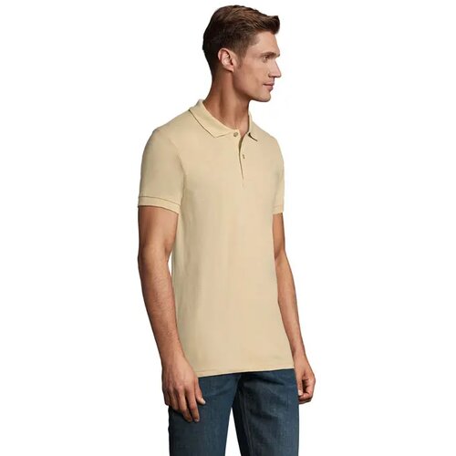 Perfect heren polo 180g Perfect men sand