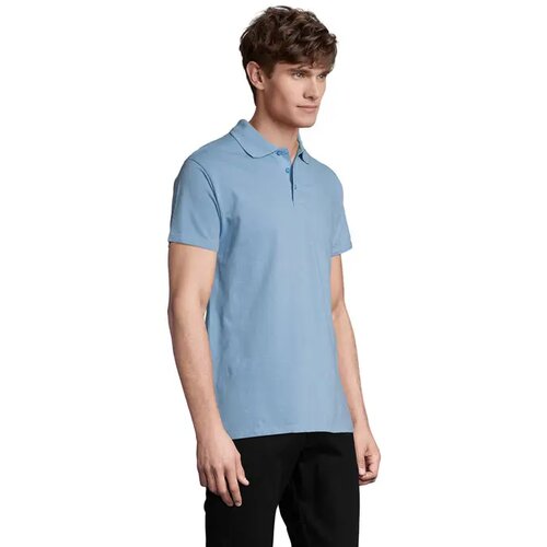 Spring ii heren polo 210g Spring ii sky blue