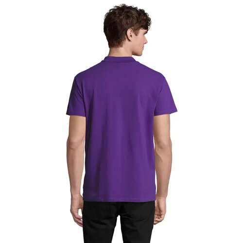 Spring ii heren polo 210g Spring ii dark purple