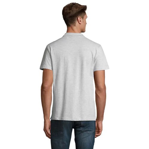 Spring ii heren polo 210g Spring ii asgrijs
