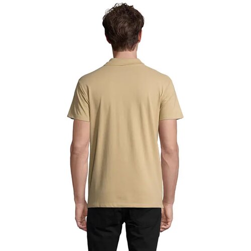 Spring ii heren polo 210g Spring ii sand