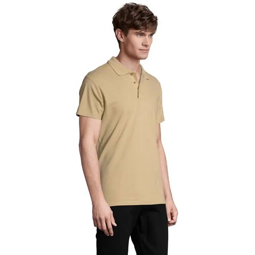 Spring ii heren polo 210g Spring ii sand