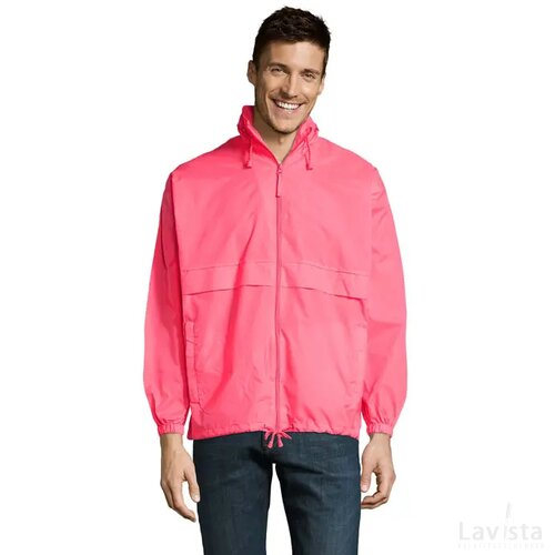 Surf windjack unisex Surf neon roze 2
