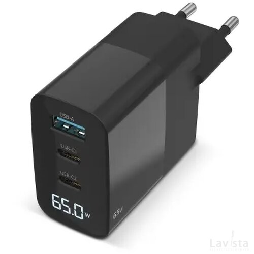 Sitecom CH-1002 65W GaN Power Delivery Wall Charger zwart