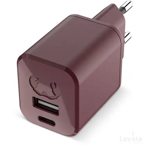 2WC30 I Fresh 'n Rebel Mini Charger USB-C + A PD // 30W deep mauve