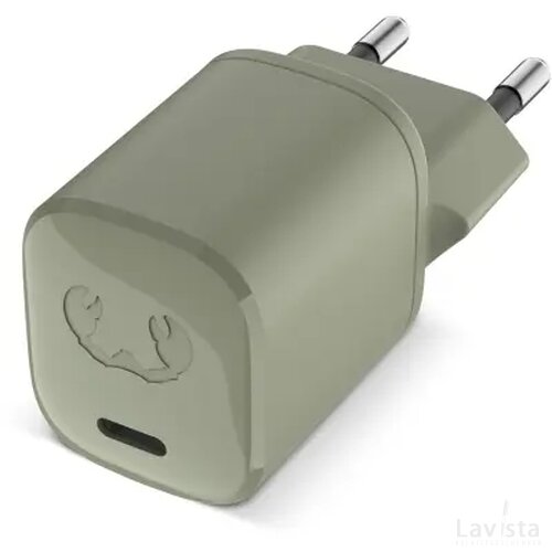2WC20 I Fresh & Rebel USB-C Mini Charger USB-C PD // 20W dried green