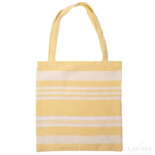 Sagaform Ella Hamam Katoenen Tas 41x38 cm geel