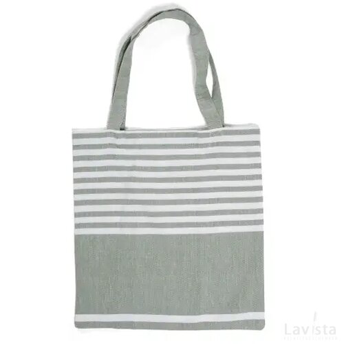 Sagaform Ella Hamam Katoenen Tas 41x38 cm groen
