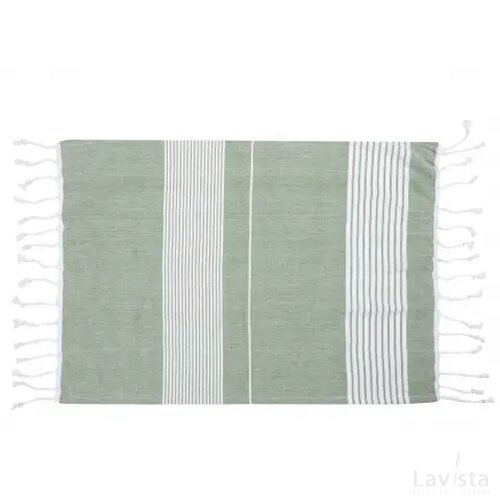 Sagaform Ella Hamamdoek 50x70cm groen