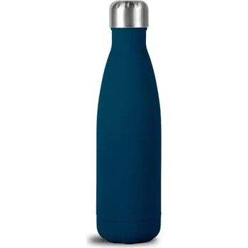 Sagaform Nils stalen fles Rubber 500ml blauw