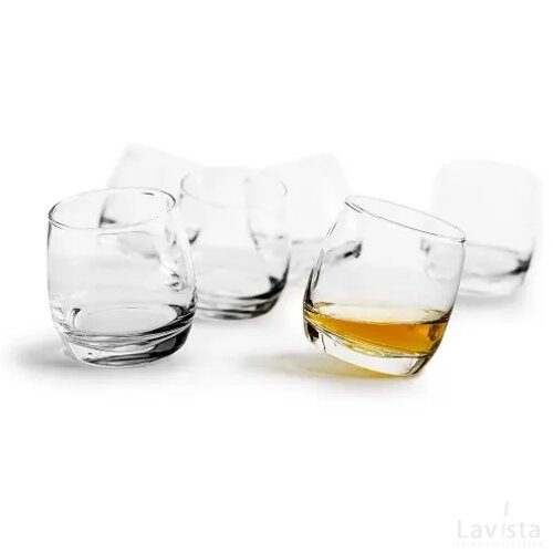 Sagaform tuimelglazen met ronde bodem set 6 st. 300ml transparant
