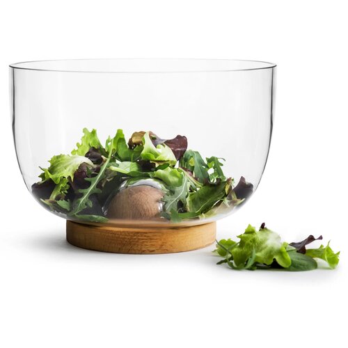 Sagaform Nature saladeschaal transparant
