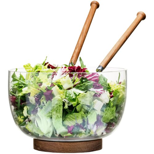 Sagaform Nature saladeschaal transparant