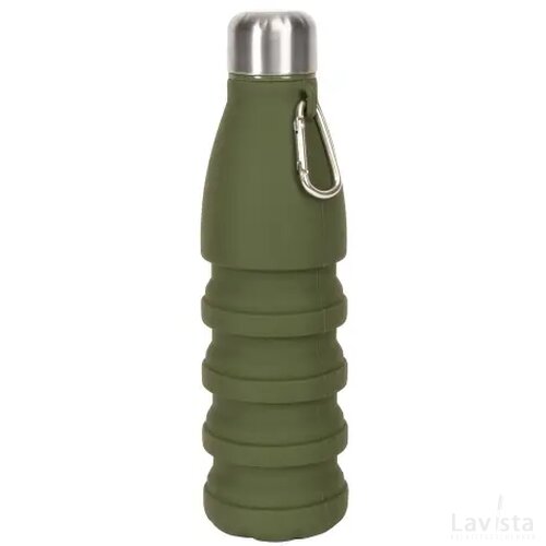 Sagaform Stig invouwbare fles 550ml groen