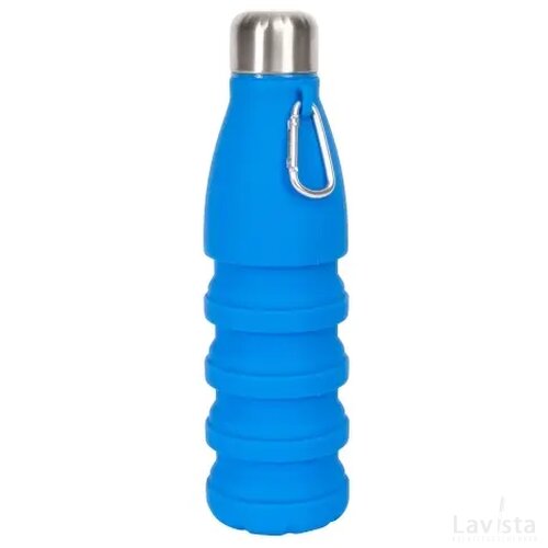 Sagaform Stig invouwbare fles 550ml blauw