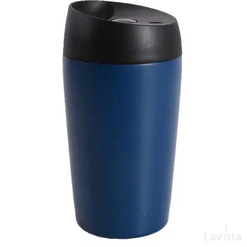 Sagaform Loke dubbelwandige mok gekleurde Coating 240ml blauw