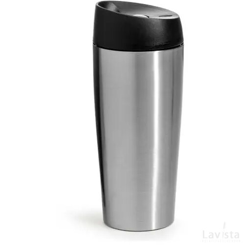 Sagaform Loke dubbelwandige mok groot 400ml zilver