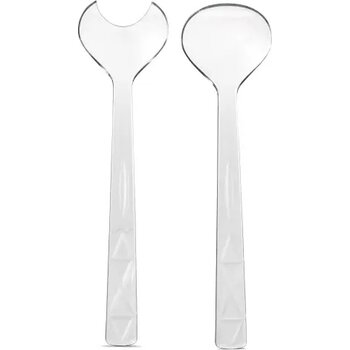 Sagaform Acryl picknick slabestek set van 2 transparant