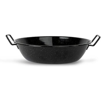 Sagaform Doris geëmailleerde pan medium zwart