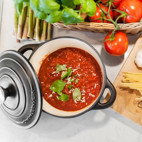 Orrefors Jernverk geëmailleerde braadpan (2.8L) Zwart